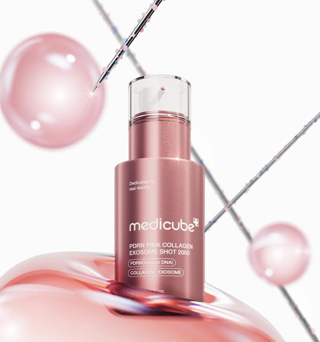 Medicube PDRN Pink Collagen exosome shot ampoule