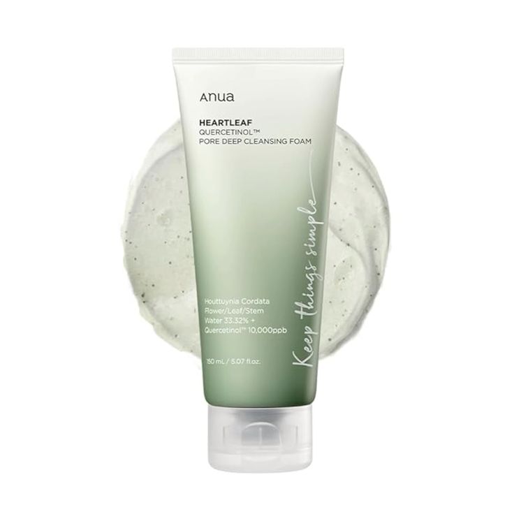 ANUA HEARTLEAF QUERCETINOL PORE DEEP CLEANSING FOAM